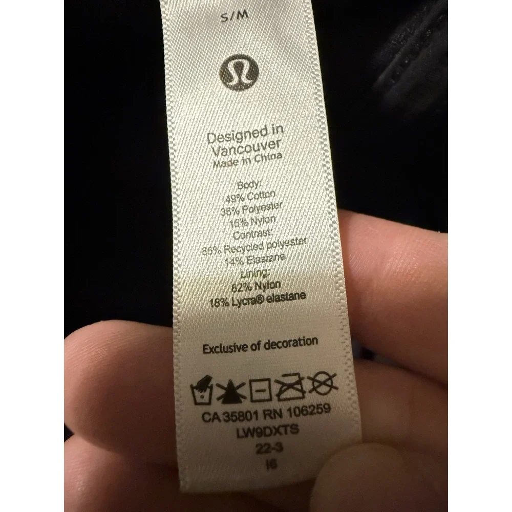 LULULEMON On My Level Bucket Hat w/ Pocket Logo Black Casual Adult Small Medium